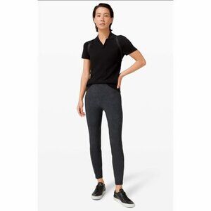 Lululemon Here to There High-Rise Crop 7/8, Charcoal Textured Color, size 2